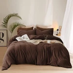 Pureant Dark Brown Set King Size Mocha Coffee Bedding Pl.... Fixed Price $154.69.