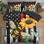 Pamnest Comforter Set Queen Size, Honey Bee Vintage 7 Pcs Bedding Kids And. Fixed Price $107.11.