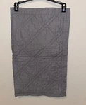 Threshold Gray Cotton Linen Blend Quilted Standard Pillow Shams Set Of 2 Nwot. Fixed Price $34.99.