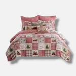 Levtex Home Red For Christmas 3-PC. Quilt Set, King Size. Fixed Price $75.60.