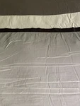 Simply Vera Wang Bedspread Queen Comforter Striped Black/gray/ White 92X98. Fixed Price $50.00.