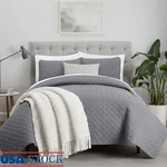 Pinsonic Quilt Set Cozy Hypoallergenic Bedding W/ Pillow Sham Durable Design New. Fixed Price $43.15.