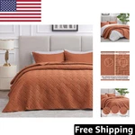 Soft And Lightweight Twin Wave Pattern Quilt Set - Ultimate Comfort Solution. Fixed Price $48.44.