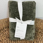 Pottery Barn Velvet Lattice Quilted Pillow Sham, Euro Loden Green. Fixed Price $58.50.