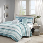 Madison Park Quilt Set Cottage Coastal Design 6 Piece - All Season Coverlet. Fixed Price $145.67.
