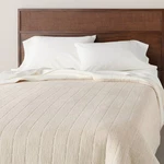 King Textured Grid Quilt Beige - Hearth & Hand With Magnolia. Fixed Price $35.99.