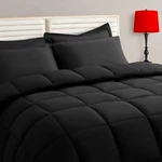 King Size Comforter - 7 Piece, Bag Bedding Sets, Black. Fixed Price $35.99.