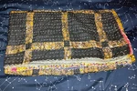 Boho Kantha Twin Quilt Hand-stitched Vtg Cotton Throw Reversible,cozy Chic. Fixed Price $40.00.