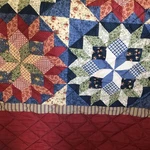 Mainstays Prairie Shooting Star Patchwork Quilt 85 X100. Fixed Price $56.99.