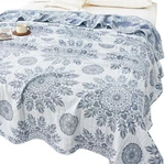 Meju Feather Heart Boho Indian Blue Muslin All Season Blanket Bed Sofa Couch. Fixed Price $89.46.