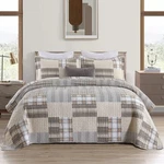 Y-plwomen 100% Cotton Sets, Brown Plaid Farmhouse Queen Quilt, R.... Fixed Price $128.73.