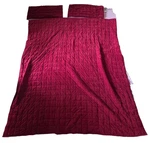 *used* Charisma 3-PIECE Corduroy And Sherpa Quilt Reversible Set, King 108"X98". Fixed Price $89.99.