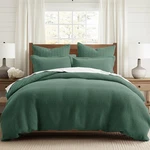 Mills Waffle Forest Green Twin/twin Xl Duvet Set - Levtex Home. Fixed Price $129.99.