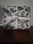 Pottery Barn Delancey Full/queen Quilt Steel Blue. Fixed Price $165.00.