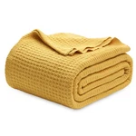 Bedsure 100% Cotton Blankets King Size For - 405GSM Waffle Weave. Fixed Price $95.59.
