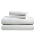 Lane Linen 100% Cotton Flannel Sheets Set - White King Size, 4.... Fixed Price $58.17.