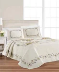 Martha Stewart Collection Floral Bouquet Twin Bedspread,. Fixed Price $49.99.