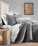 Hotel Collection Plateau King Coverlet Set Grey Nip. Fixed Price $174.99.