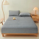 Lweipsqlin Quilted Flannel Fitted Sheet, Deep Pocket Full Queen King. Fixed Price $100.27.