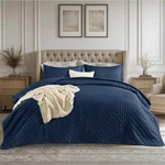 Bedsure Twin Quilt - Ultra Soft / Xl, 04 Navy Blue Clover. Fixed Price $73.11.