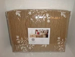 Macy's Martha Stewart Dreamtime Embroidered Floral Twin Quilted Cotton Coverlet. Fixed Price $89.00.