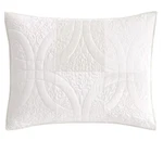 Martha Stewart Collection Wedding Rings Pieced Standard Sham -white/ivory. Fixed Price $22.00.