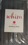 Martha Stewart Collection Whim Turnabout Storm Cloud Standard Sham 20X28 Quilted. Fixed Price $26.95.