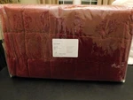 New Pottery Barn Velvet Box Stitch F/q Queen Quilt Ruby Red. Fixed Price $169.99.