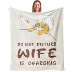 Julazy Anniversary Birthday Gifts For Women From Husband Blanket 50"X60", Wif.... Fixed Price $52.67.