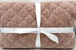 Pottery Barn Velvet Lattice Quilt Full Queen Blush New. Fixed Price $179.95.