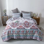 Dada Bedding Bohemian Elegant Colorful White Bright Floral Paisley Bedspread Set. Fixed Price $53.90.