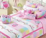 Carwile Owl Reversible Cotton Quilt Set, Bedspreads, Coverlet. Fixed Price $146.99.