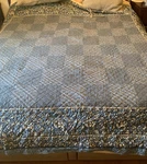 Ralph Lauren Penwood Indigo Multi Patchwork Quilt Queen 90"X 92" $260 Cottage. Fixed Price $99.99.