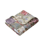 Greenland Home Blooming Prairie Quilted Patchwork Throw 50" X 6... Usa Fast Ship. Fixed Price $46.41.