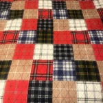 Martha Stewart Plaid Patchwork Farmhouse Quilt Comforter Bedspread Q/k 92X102. Fixed Price $125.00.