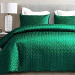 Whale Flotilla 3-PIECE Silk Satin Quilt Set Queen Size, Reversible Lightweight. Fixed Price $84.99.