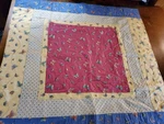 Butterfly Quilt Blankets Of Love Reversible Throw Multicolor 38X40" Euc. Fixed Price $22.99.
