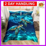 Sea Turtle Duvet Cover King Size,hawaii Tropical Marine Life Bedding Set 3PCS Fo. Fixed Price $67.39.