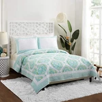Bohemian Breeze Quilt And 2 Shams, 3-PIECE Reversible All Seasons 100% Cotton.... Fixed Price $116.88.