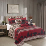 Virah Bella - Creekside Bear Lightweight Reversible Quilt Set. Fixed Price $89.95.