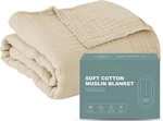 Cosy Family 4 Layer Muslin Bed Blanket - Breathable And Lightweight Gauze Boho. Fixed Price $38.99.