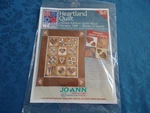 Heartland Quilt Block Of The Month Joann February 1999 Queen Hearts. Fixed Price $9.00.