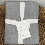 Pottery Barn Belgian Flax Linen Comforter Sham (1) Standard - Flagstone Gray. Fixed Price $53.10.