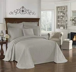 King Charles Modern Farmhouse Floral Matelasse Bedspread, 100% Cott... Fast Ship. Fixed Price $161.99.