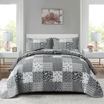 Wongs Queen King Patchwork Plaid Quilt Set Reversible Soft Polyester Microfiber. Fixed Price $48.18.
