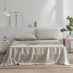 Everly Linen Set Full SIZE,100% French Stonewash Pure Bed Sheets.... Fixed Price $174.92.
