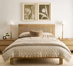 Pottery Barn-belgian Flax Linen Ruffle Tufted Quilt. Fixed Price $139.50.