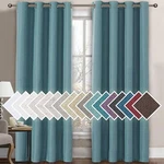 H.versailtex Linen Blackout Curtain 108 Inches Long For Bedroom/living Ther. Fixed Price $13.29.