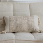 Vctops Boho Cotton Linen Decorative Throw Pillow Covers With Tassels 16X24 In.... Fixed Price $23.65.