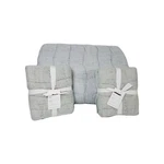 Pottery Barn Cloud Linen Quilt King/cal Chambray Handcrafted 2 Shams Flaw Read. Fixed Price $239.95.